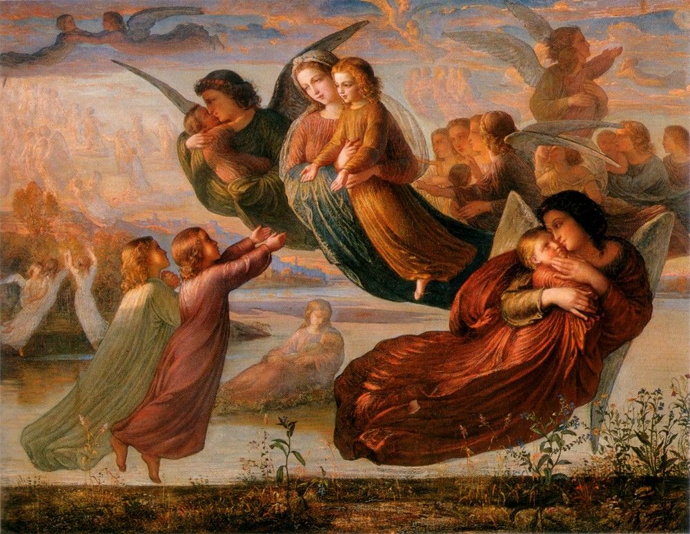 Anne-Francois-Louis Janmot Le Poeme de l'ame - Souvenirs du ciel